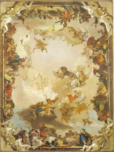 Apollon et les quatre continents - Giovanni Battista Tiepolo